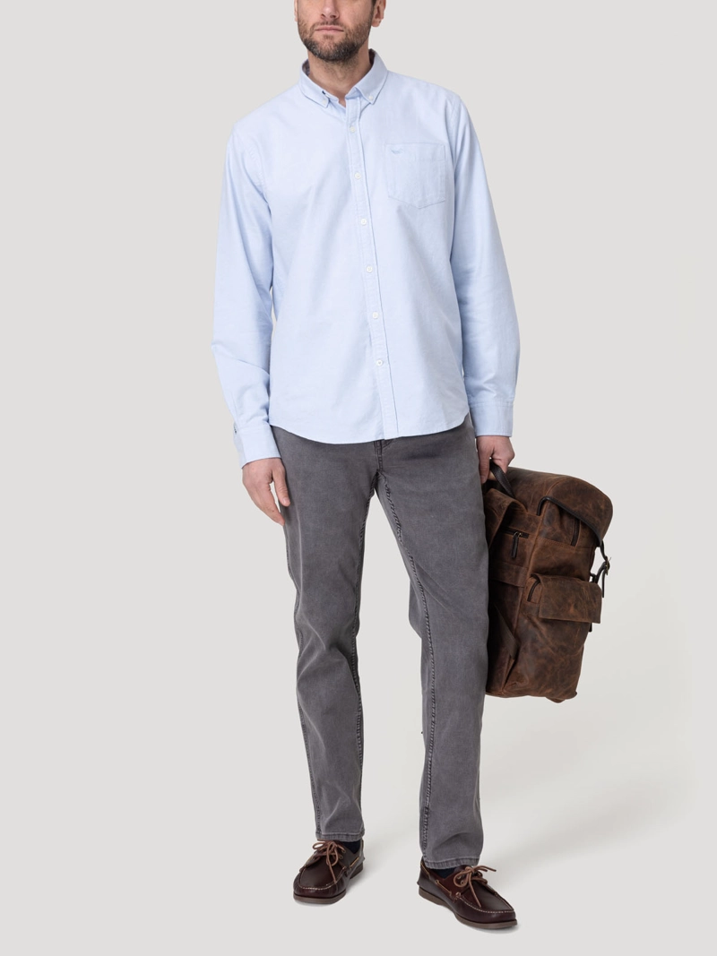 JEANS FIBRAS RECICLADAS HOMBRE BAYCOLOR GRIS ROCKFORD - 9