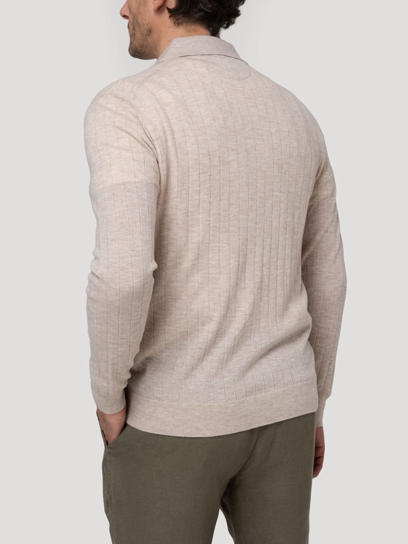 SWEATER LANA MERINO HOMBRE ROCCO BEIGE ROCKFORD - 6