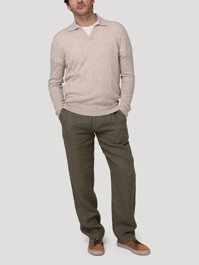 SWEATER LANA MERINO HOMBRE ROCCO BEIGE ROCKFORD - 8