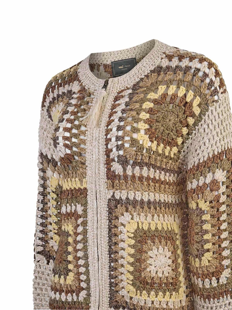 SWEATER ALGODON ORGANICO MUJER LUNIVA BEIGE ROCKFORD - 4