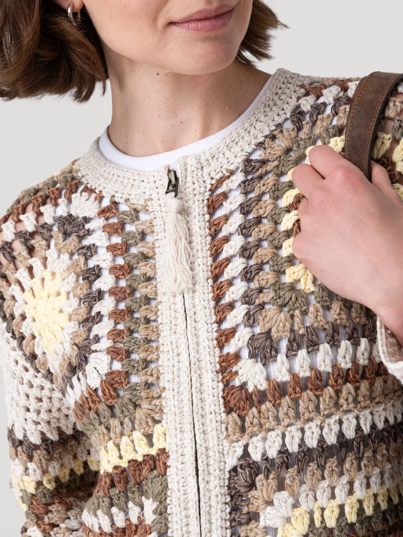 SWEATER ALGODON ORGANICO MUJER LUNIVA BEIGE ROCKFORD - 7
