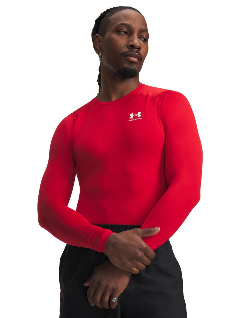PRIMERA CAPA SUPERIOR M/L PARA HOMBRE HEATGEAR ROJO UA - 1