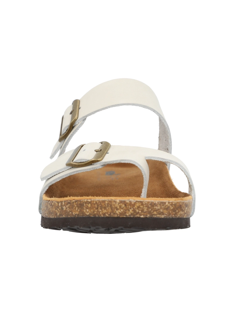 SANDALIA CUERO MUJER ALCUDIA BEIGE ROCKFORD - 4