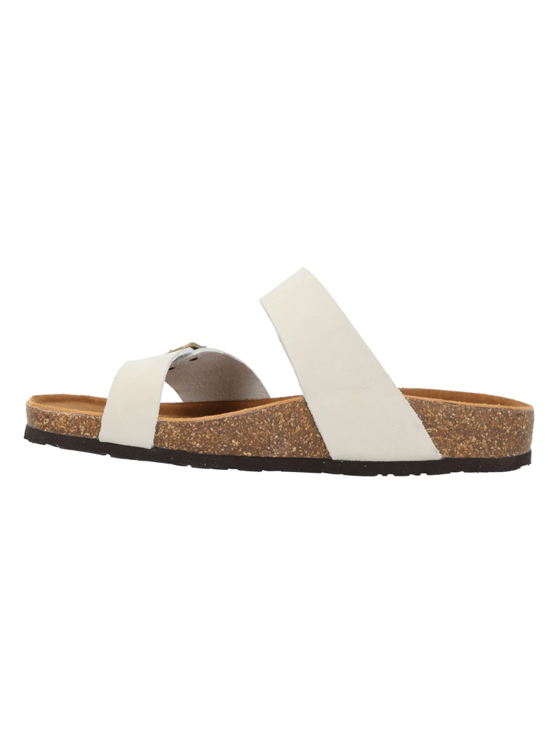 SANDALIA CUERO MUJER ALCUDIA BEIGE ROCKFORD - 6
