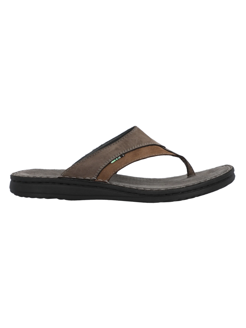 SANDALIA CUERO HOMBRE CURT GRIS ROCKFORD - 1