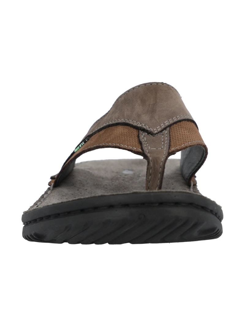 SANDALIA CUERO HOMBRE CURT GRIS ROCKFORD - 4