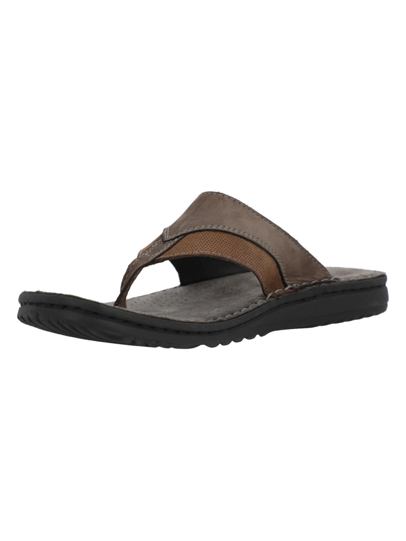SANDALIA CUERO HOMBRE CURT GRIS ROCKFORD - 5