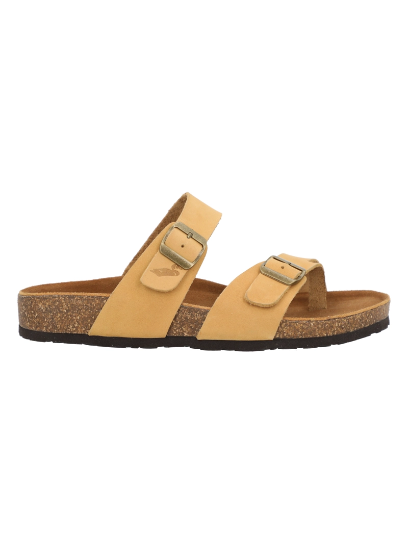 SANDALIA CUERO MUJER ALCUDIA CAMEL ROCKFORD - 1