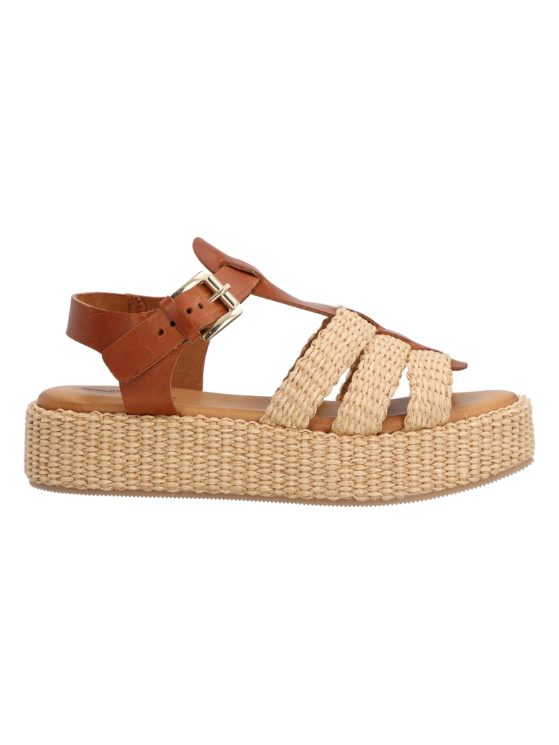 SANDALIA MUJER ROMOLA BEIGE ROCKFORD 35
