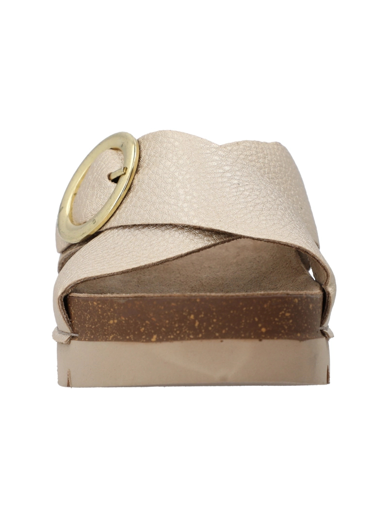 SANDALIA CUERO MUJER HALIFAX DORADO ROCKFORD - 4