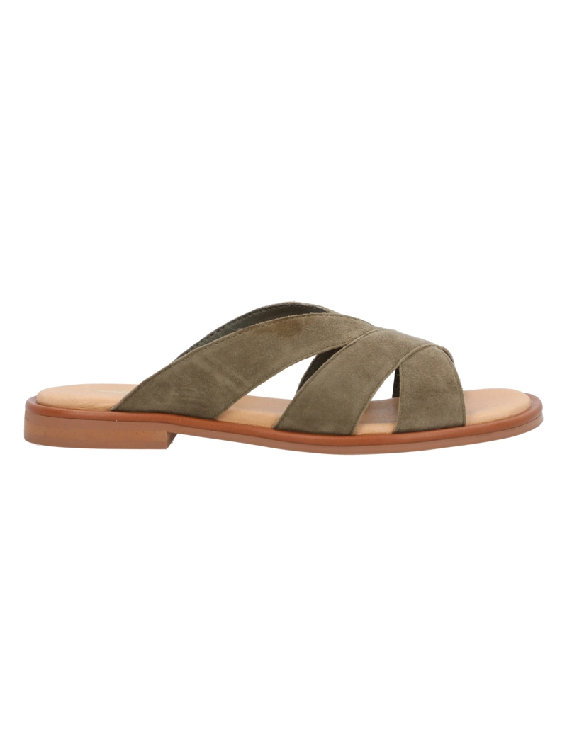 SANDALIA CUERO MUJER KINGSTON VERDE ROCKFORD - 1