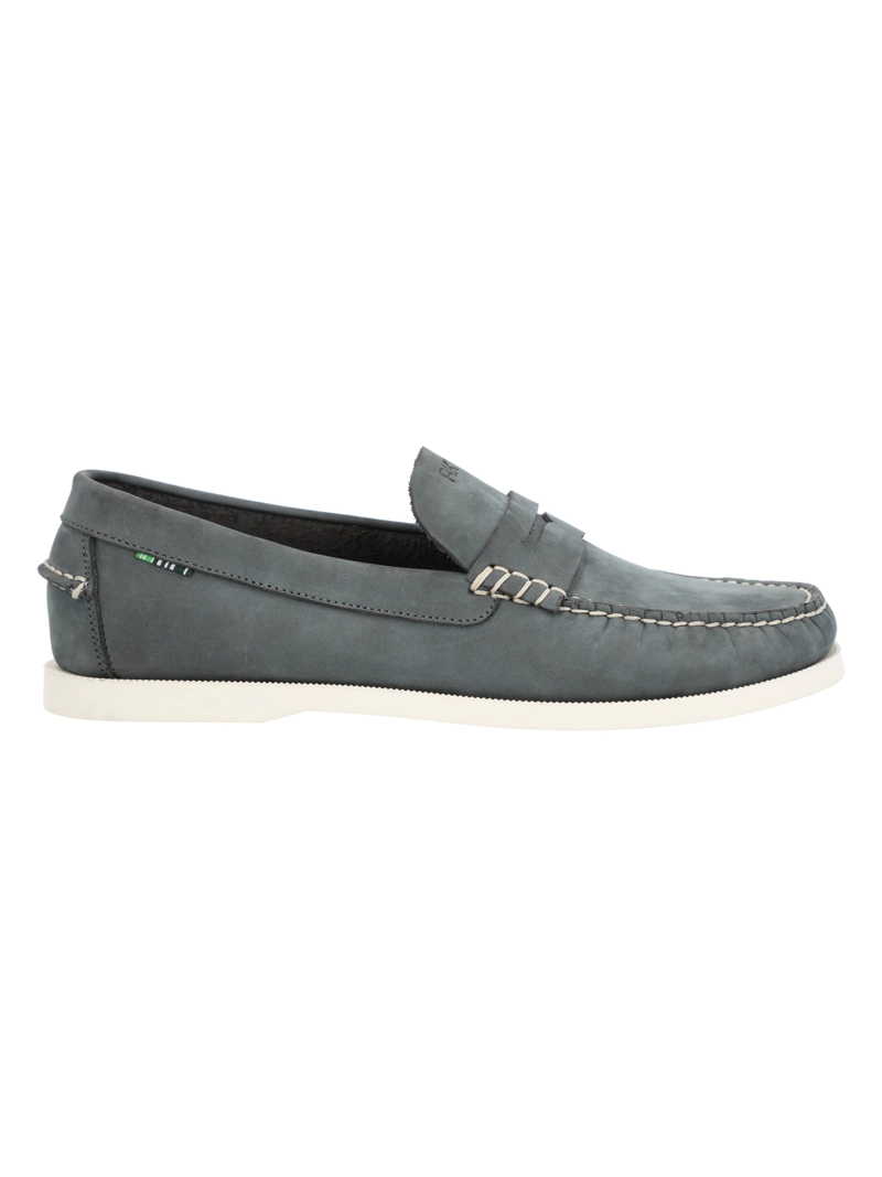 MOCASIN CUERO HOMBRE BOAT MASK GRIS ROCKFORD - 1