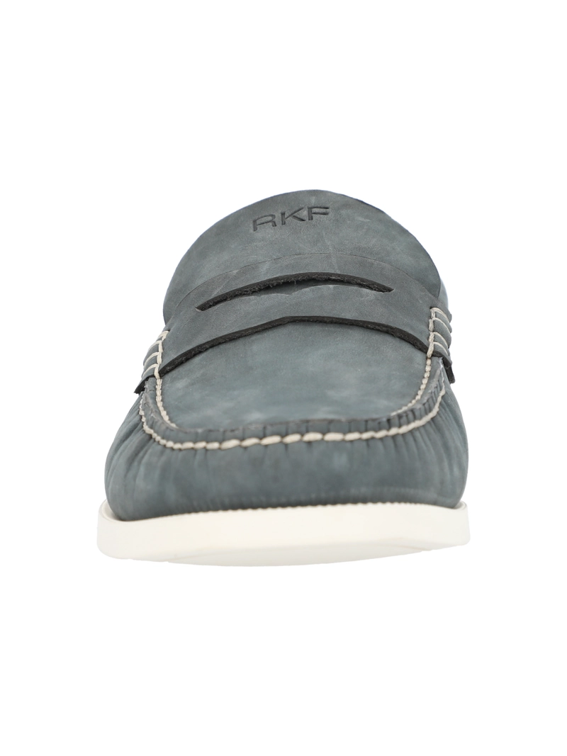 MOCASIN CUERO HOMBRE BOAT MASK GRIS ROCKFORD - 4