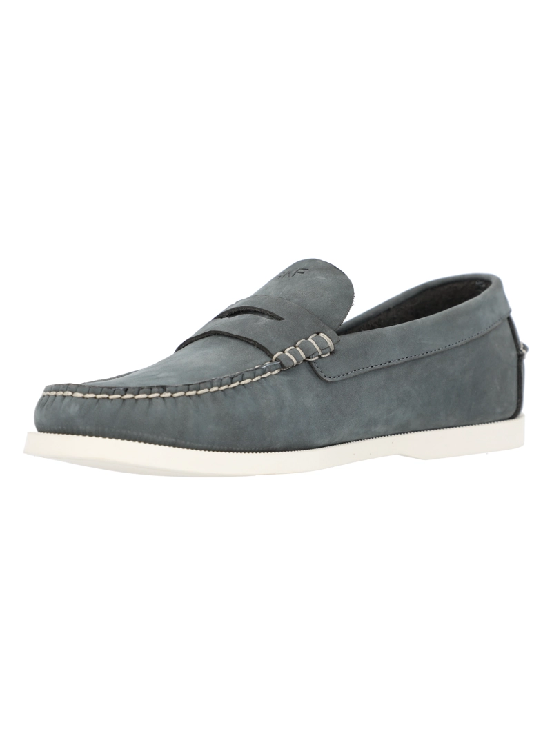 MOCASIN CUERO HOMBRE BOAT MASK GRIS ROCKFORD - 5