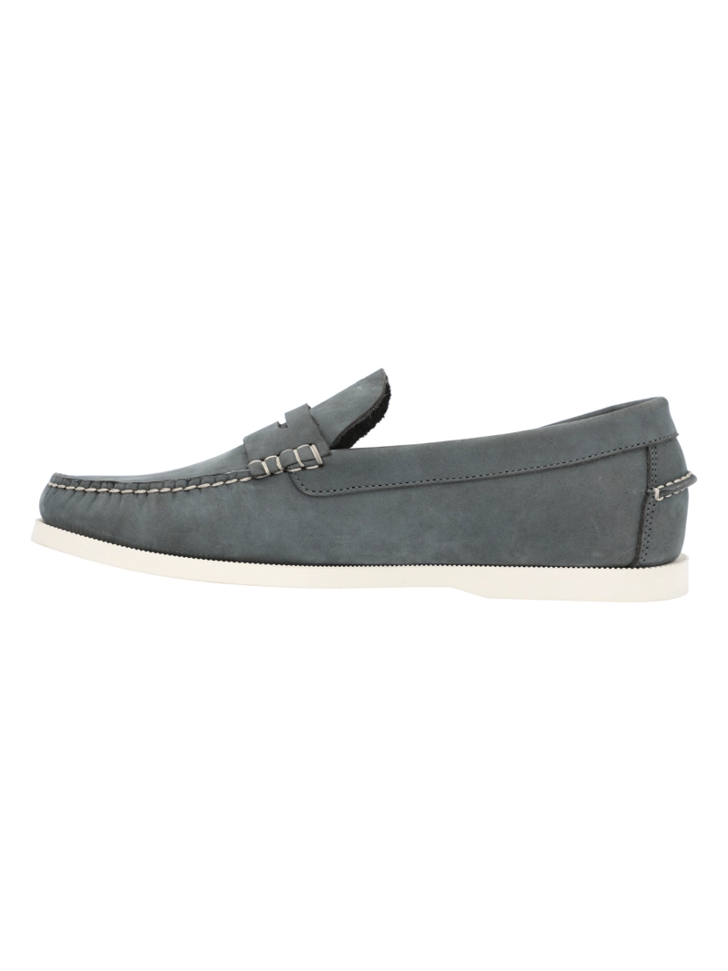 MOCASIN CUERO HOMBRE BOAT MASK GRIS ROCKFORD - 6