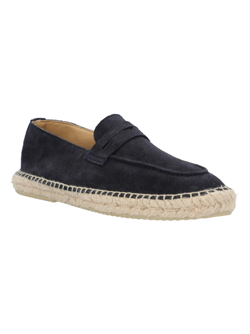 ALPARGATA CUERO HOMBRE MELILLA AZUL MARINO ROCKFORD - 2