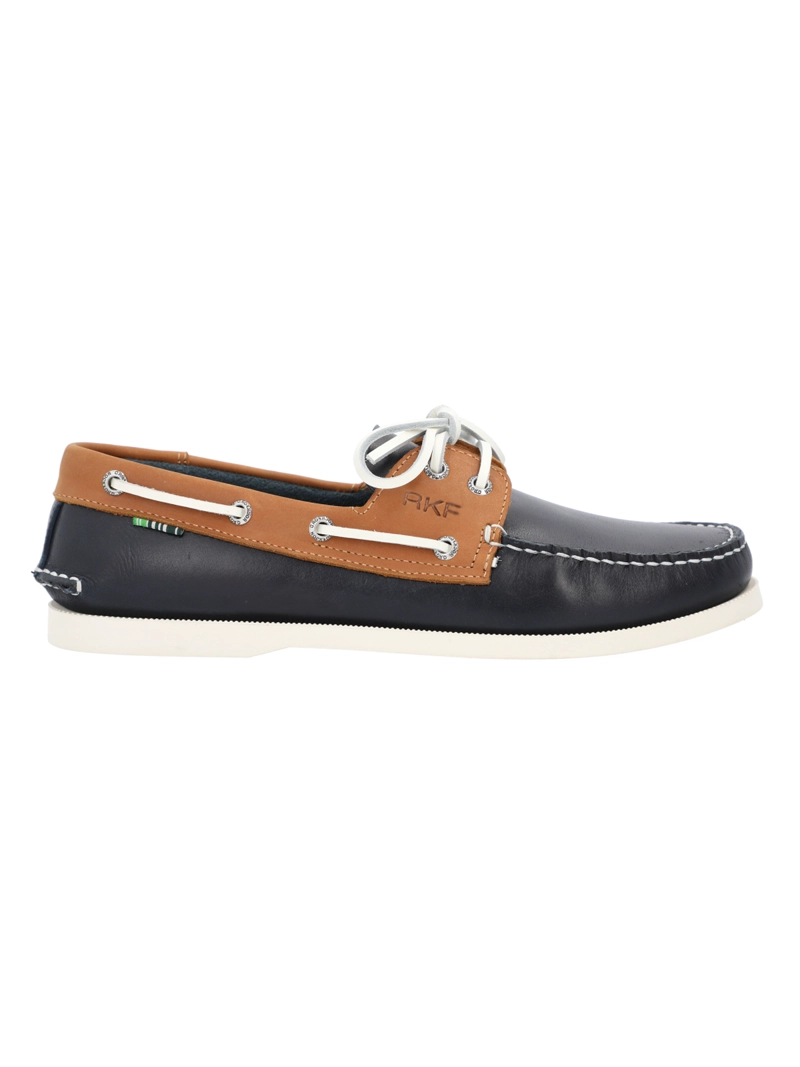 ZAPATO CUERO HOMBRE BOAT NARANJA ROCKFORD - 1