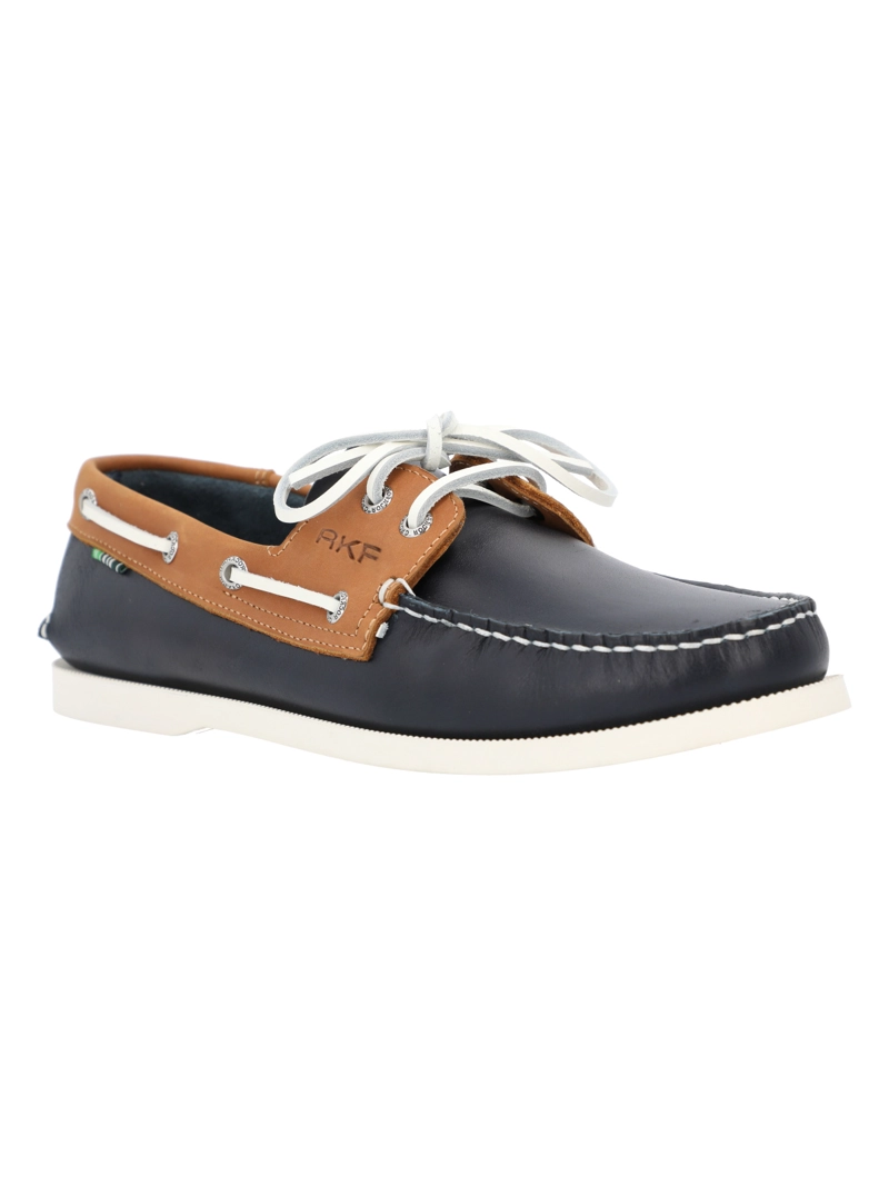 ZAPATO CUERO HOMBRE BOAT NARANJA ROCKFORD - 2