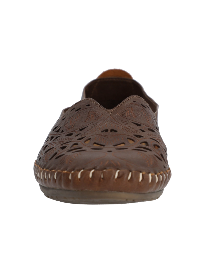SLIP ON CUERO MUJER HIBISCUS CAFE  OSCURO ROCKFORD - 4