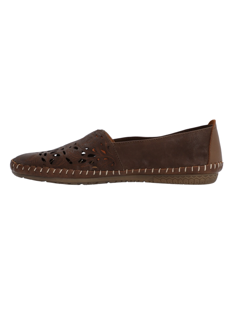 SLIP ON CUERO MUJER HIBISCUS CAFE  OSCURO ROCKFORD - 6