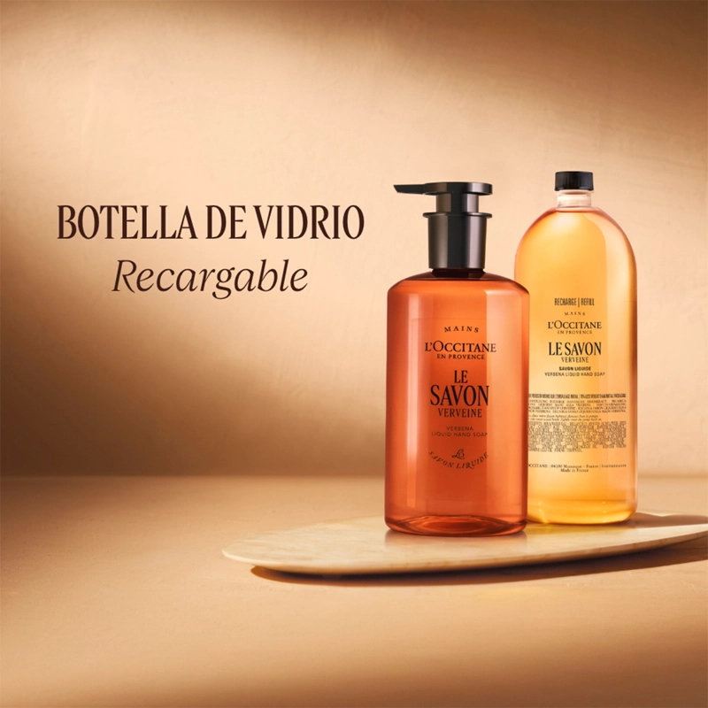 JABON LIQUIDO DE MANOS VERBENA VIDRIO 350 ML - 7
