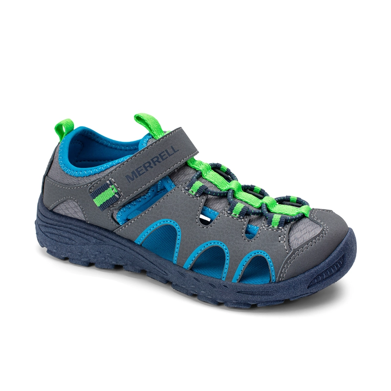 SANDALIA NIÑO GRIS HYDRO TREKKER MERRELL - 2