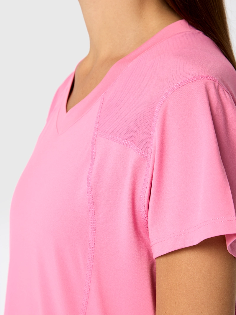 POLERA V NECK ALI REC ROSADA MUJER BSOUL - 4