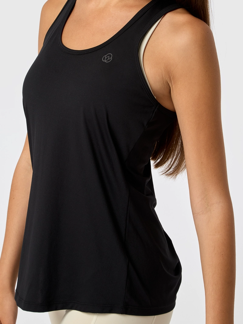 POLERA TANK MESH REC NEGRA MUJER BSOUL - 2