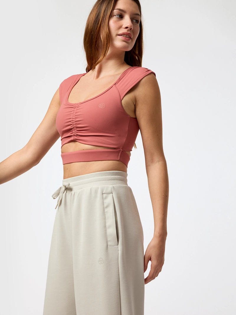 POLERA CROP KALA ALOE CORAL MUJER BSOUL - 4
