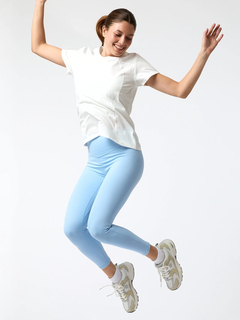POLERA V NECK ALI REC BLANCA MUJER BSOUL - 5