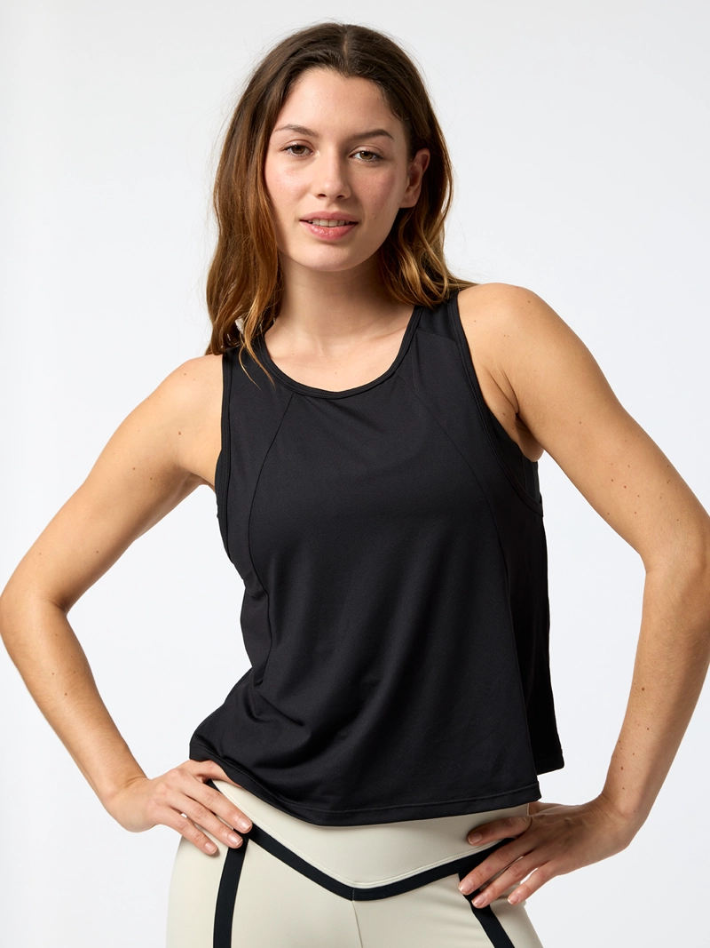 POLERA VEST ZIA REC NEGRA MUJER BSOUL - 2