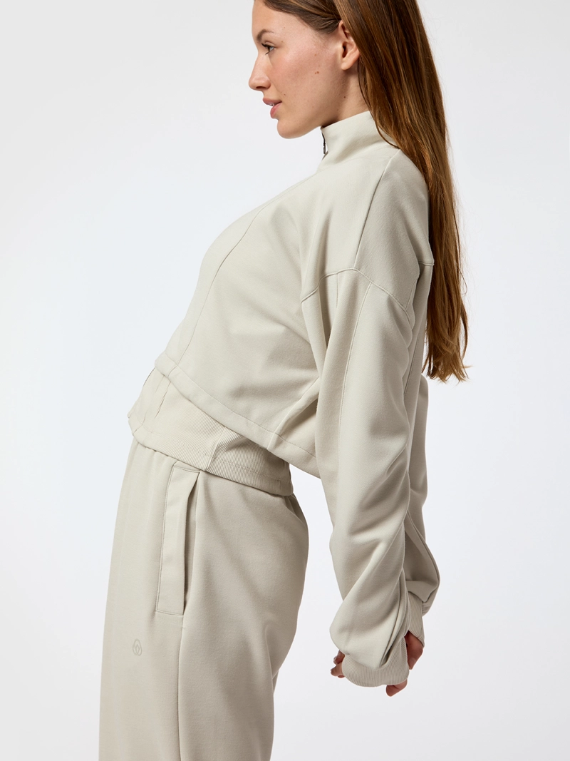 POLERON CROP MODAL VERA ALOE GRIS MUJER BSOUL - 4