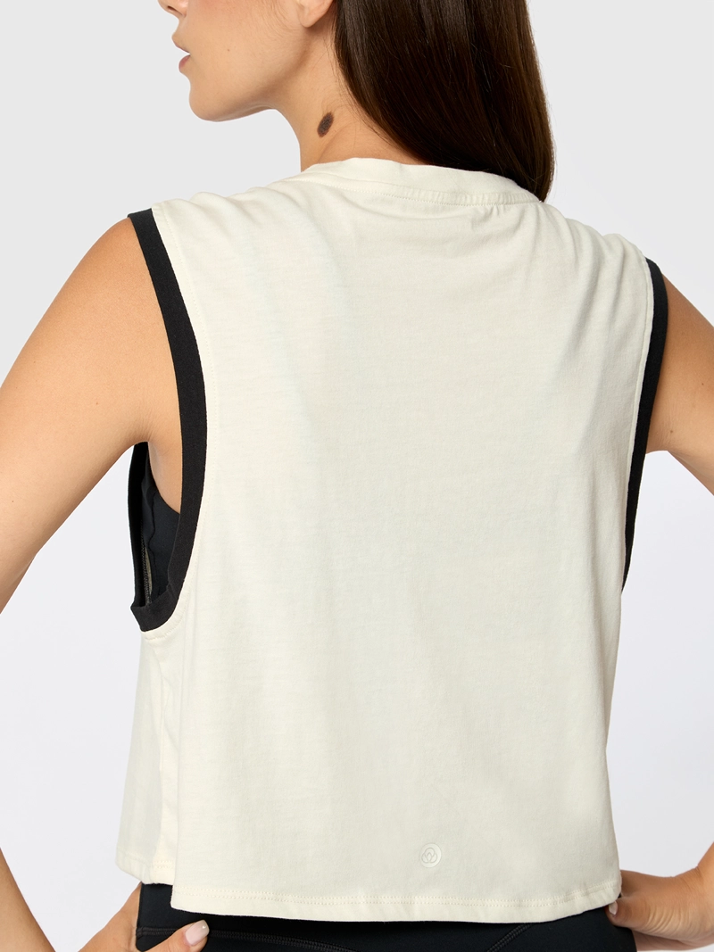 POLERA TANK LOLA ALOE CRUDO MUJER BSOUL - 4