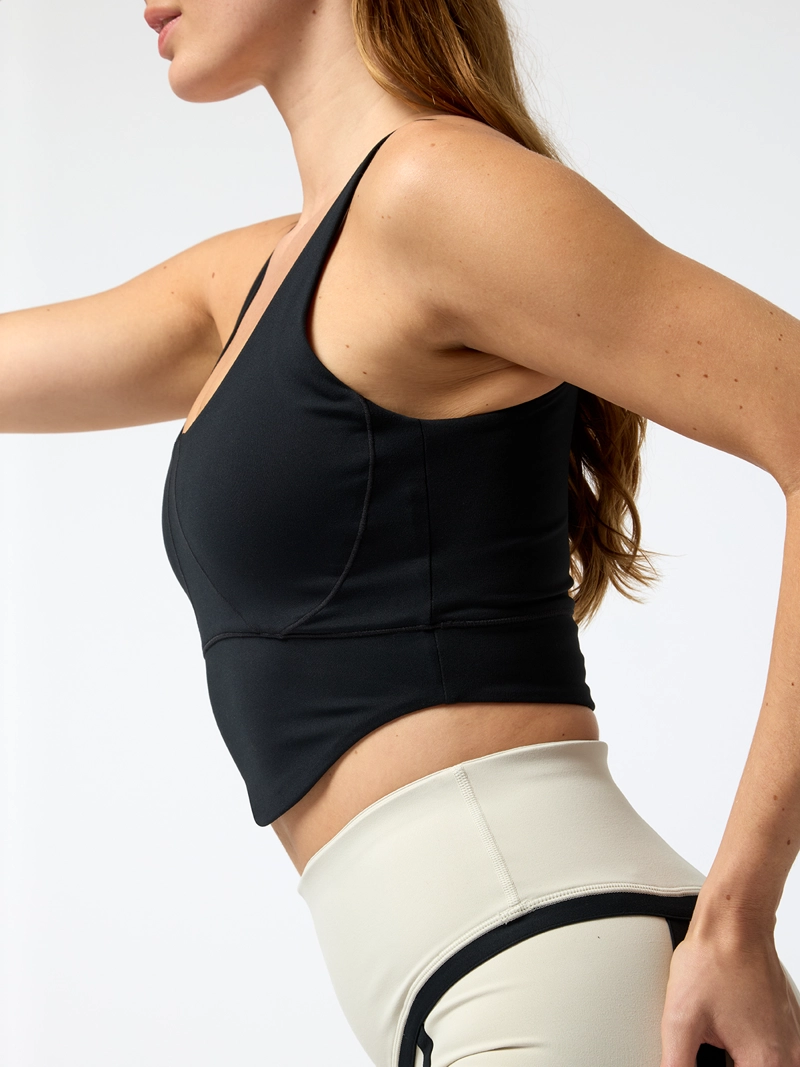 PETO CROP BIANCA ALOE NEGRO MUJER BSOUL - 4