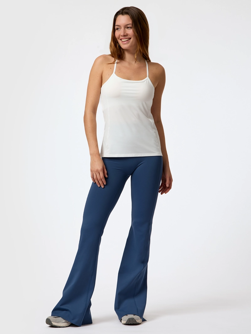 POLERA TANK ANJALI REC BLANCA MUJER BSOUL - 1