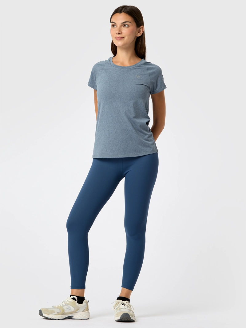 POLERA ROUND NECK REC AZUL MUJER BSOUL - 1