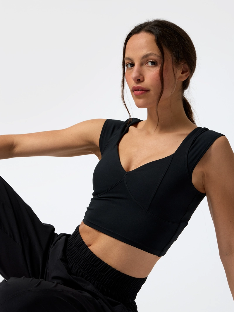PETO CROP FAY ALOE NEGRO MUJER BSOUL - 2