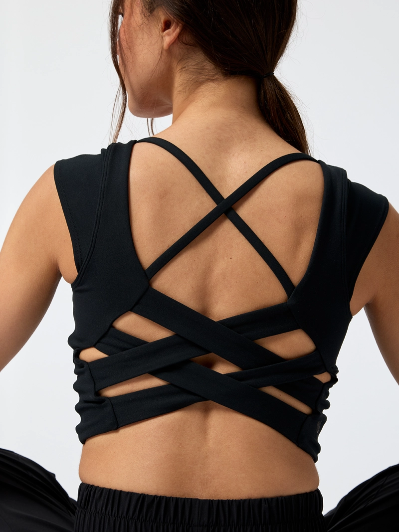 PETO CROP FAY ALOE NEGRO MUJER BSOUL - 4