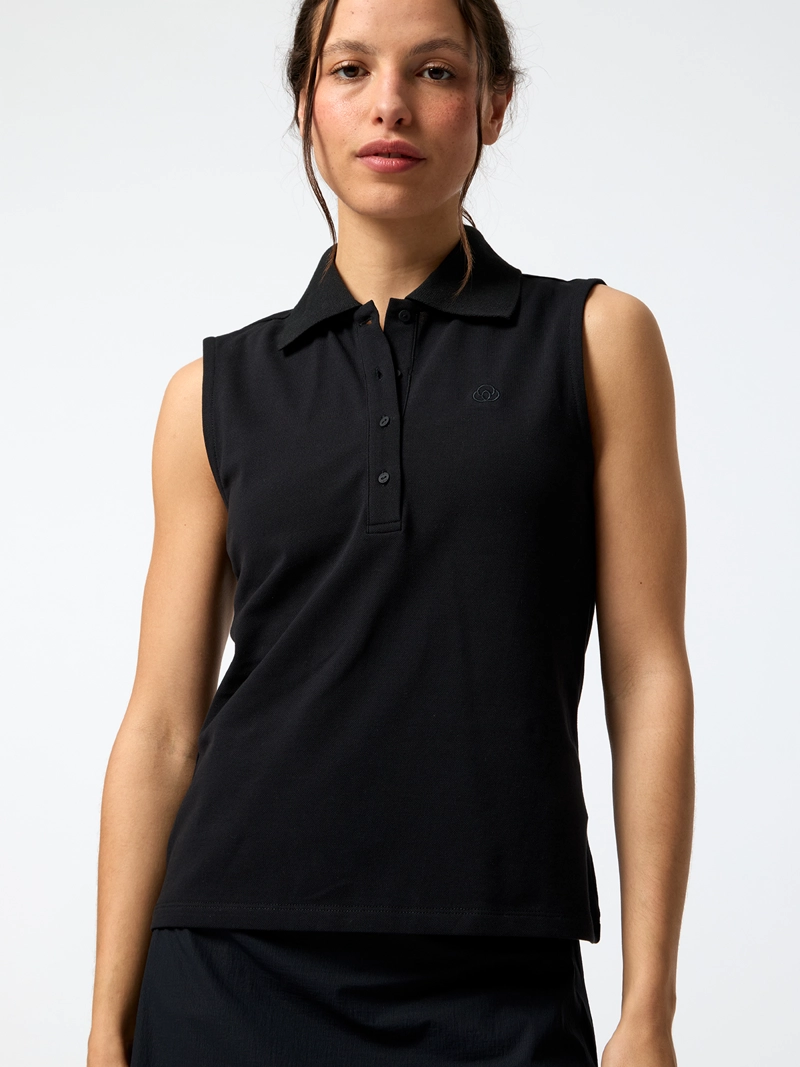 POLERA PIQUE ALOE NEGRA MUJER BSOUL - 2