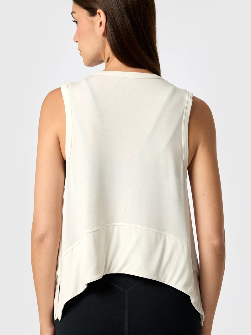 POLERA MODAL VEST ALOE CRUDO MUJER BSOUL - 2