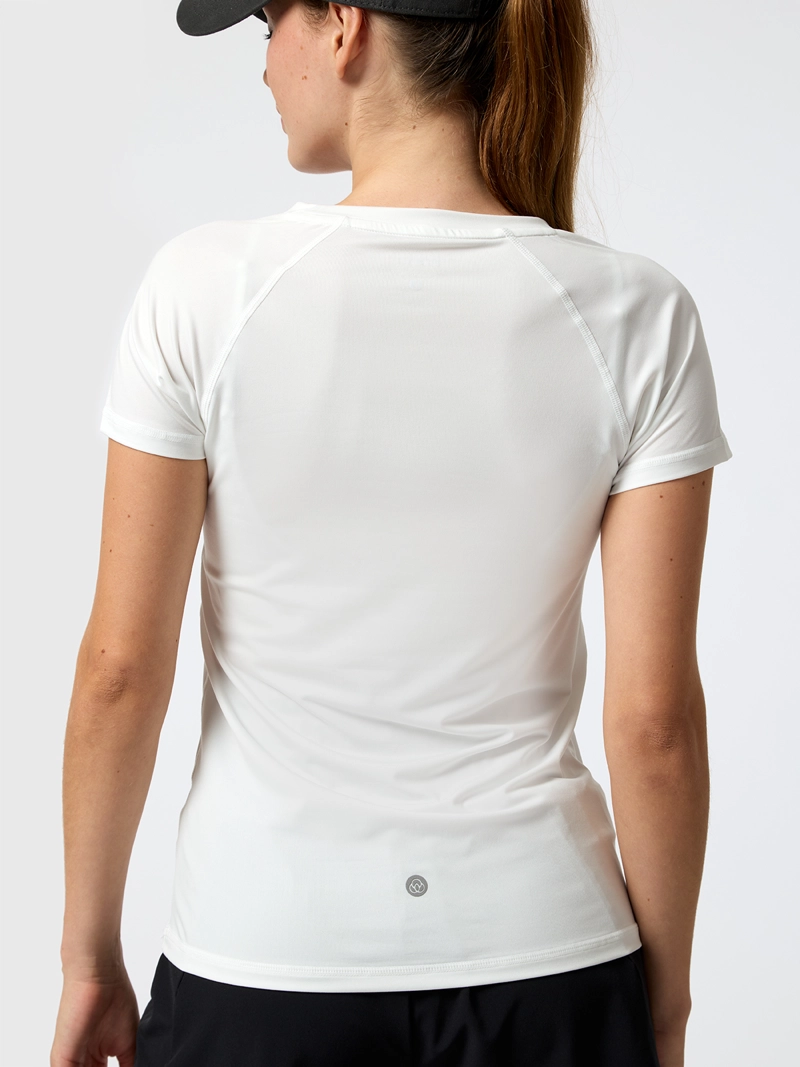 POLERA ROUND NECK REC BLANCA MUJER BSOUL - 4