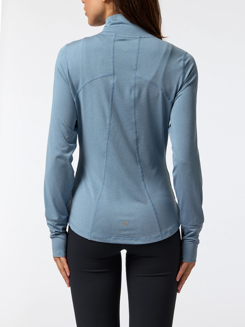 CHAQUETA 2ND LAYER FULL ZIP AZUL MUJER BSOUL - 2