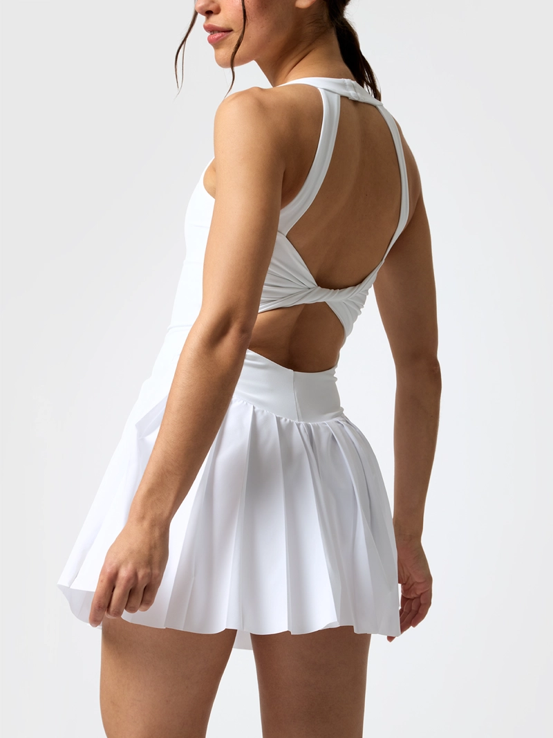 VESTIDO SKORT DRESS ALOE BLANCO MUJER BSOUL - 2