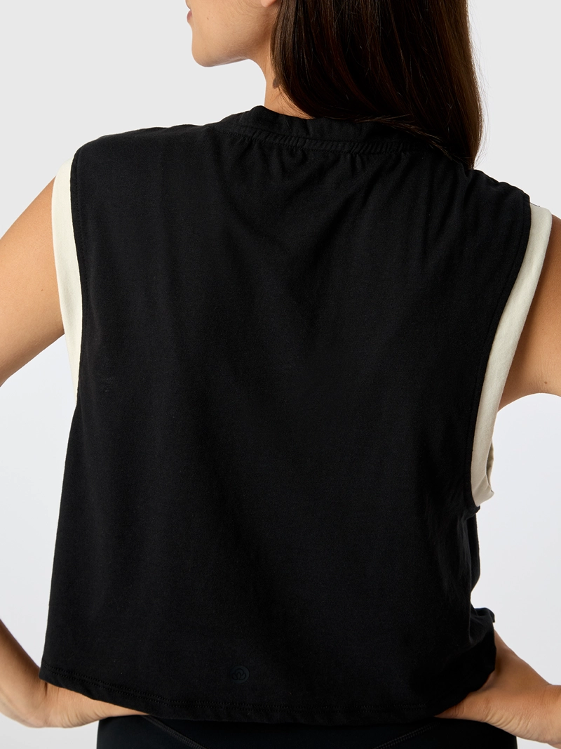 POLERA TANK LOLA ALOE NEGRO MUJER BSOUL - 2