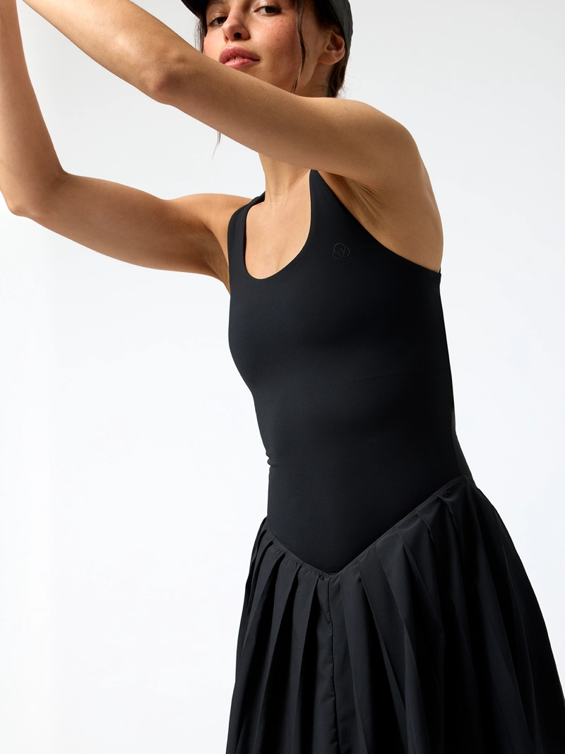 VESTIDO SKORT DRESS ALOE NEGRO MUJER BSOUL - 6