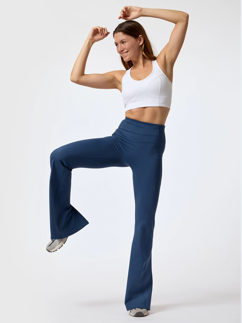 CALZA OPEN HEM FLARE ALOE AZUL MUJER BSOUL - 1