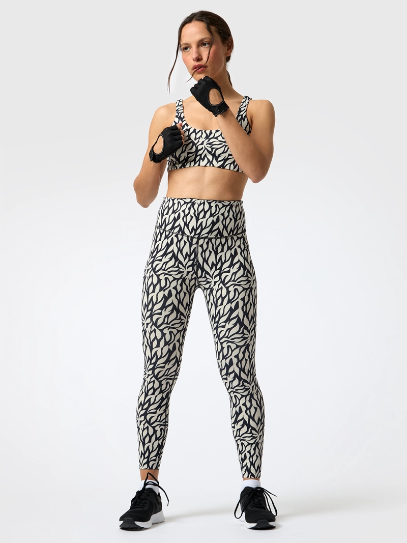 CALZA ANKLE MAYA ALOE ESTAMPADO MUJER  BSOUL - 1