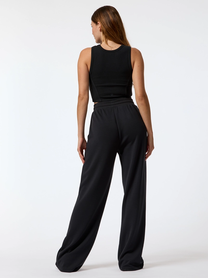 PANTALON MODAL VERA ALOE NEGRO MUJER BSOUL - 2
