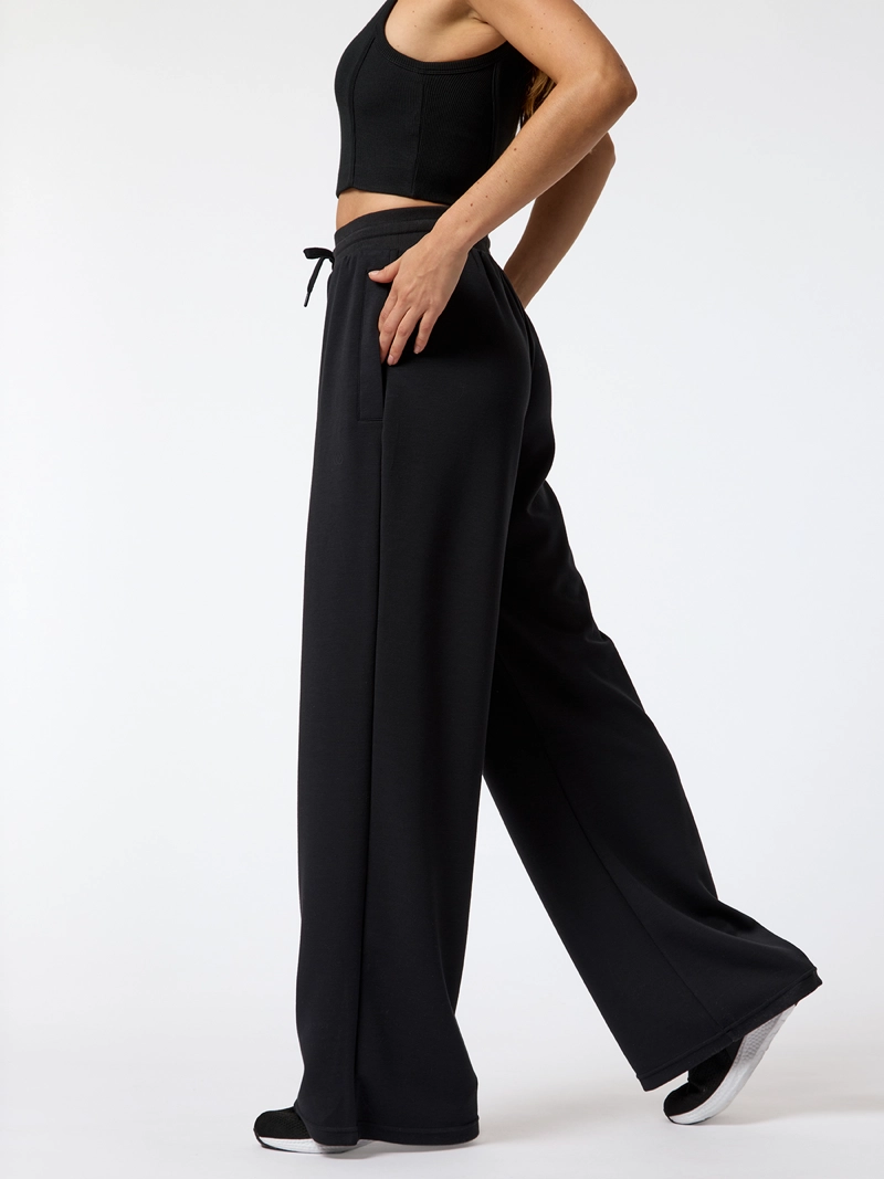PANTALON MODAL VERA ALOE NEGRO MUJER BSOUL - 4
