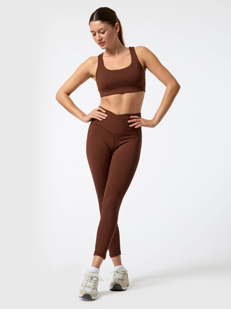 CALZA ANKLE EVA ALOE CAFE  MUJER BSOUL - 1